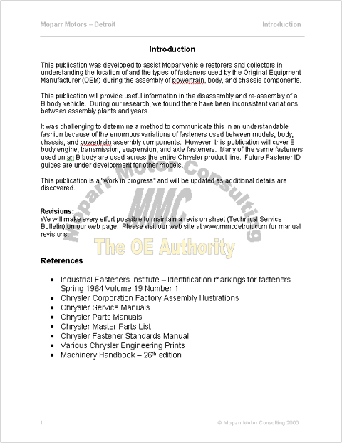 PLYMOUTH B-Body VOLUME 3