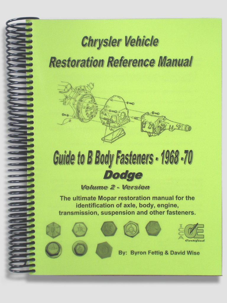 COVER Dodge B-Body VOLUME 3